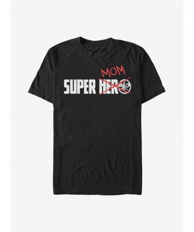Marvel Captain Marvel Super Mom Doodle T-Shirt $9.56 T-Shirts