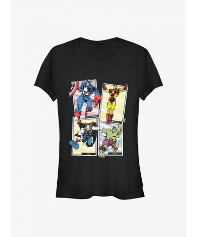 Marvel Avengers Core Popout Cards Girls T-Shirt $9.56 T-Shirts