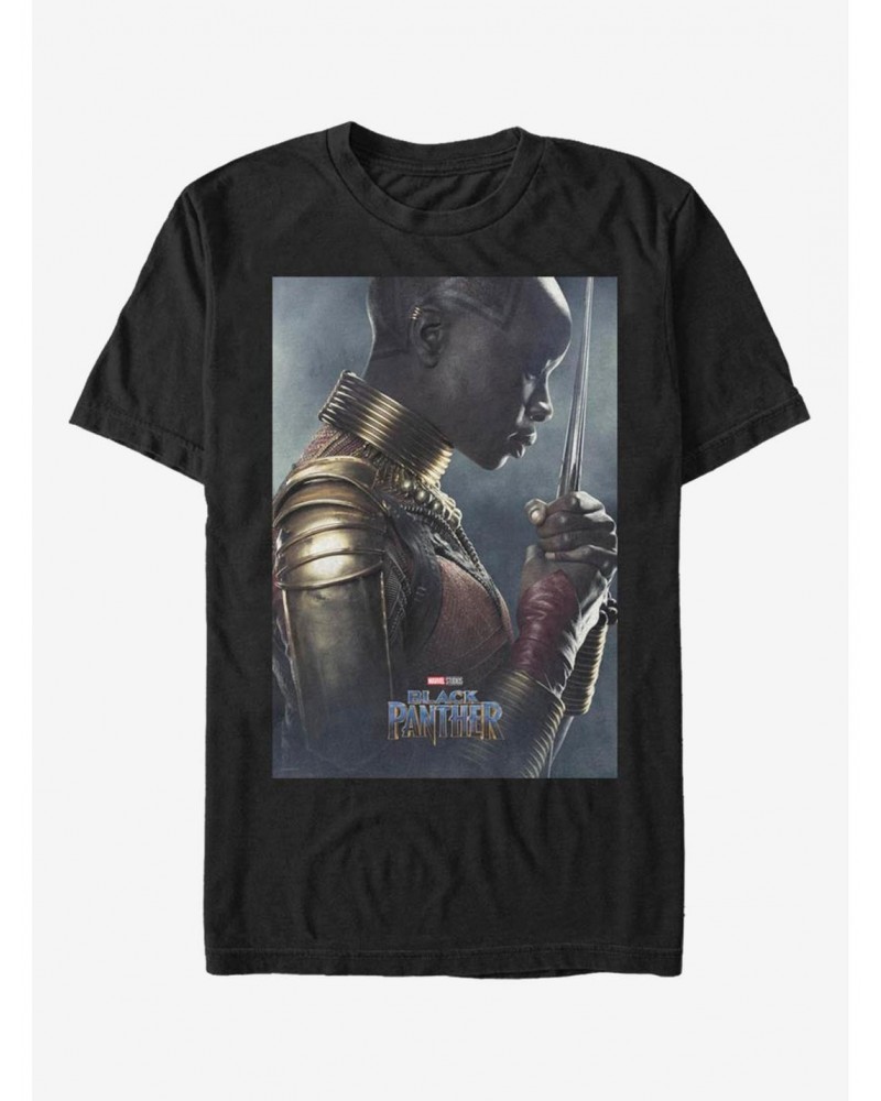 Marvel Black Panther Okoye Poster T-Shirt $6.88 T-Shirts