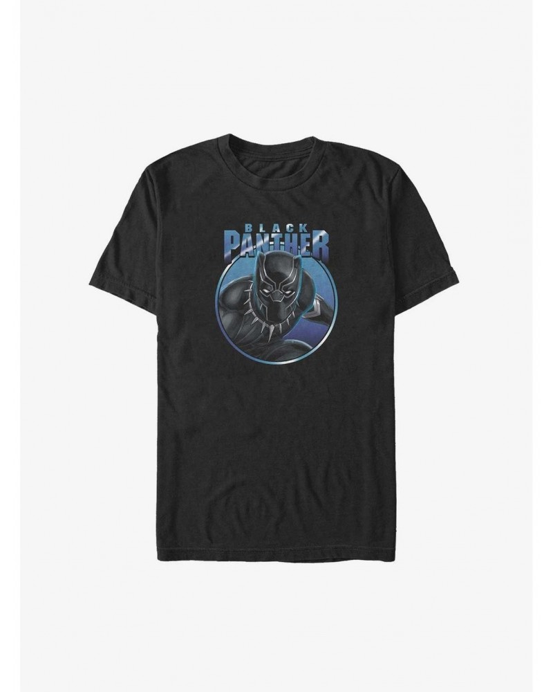 Marvel Black Panther Gaze Badge Big & Tall T-Shirt $10.76 T-Shirts