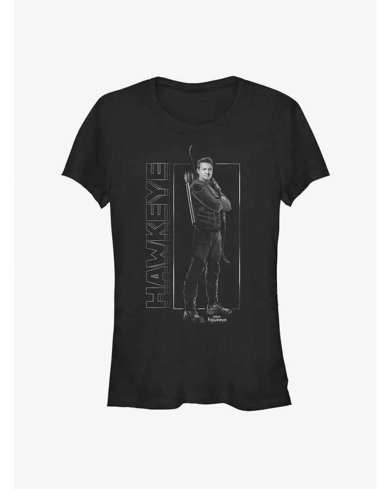 Marvel Hawkeye Hero Clint Girls T-Shirt $6.37 T-Shirts