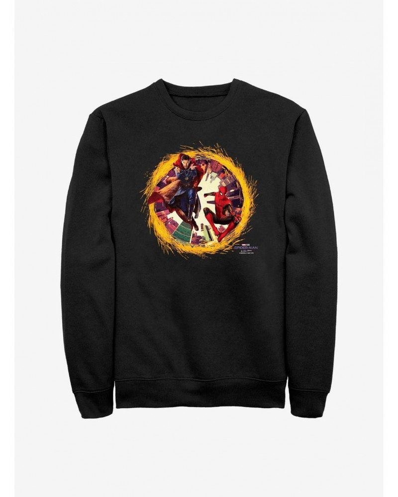 Marvel Spider-Man Spidey Doctor Strange Portal Crew Sweatshirt $10.04 Sweatshirts