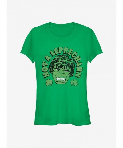 Marvel The Hulk Not Leprechaun Hulk Girls T-Shirt $9.76 T-Shirts