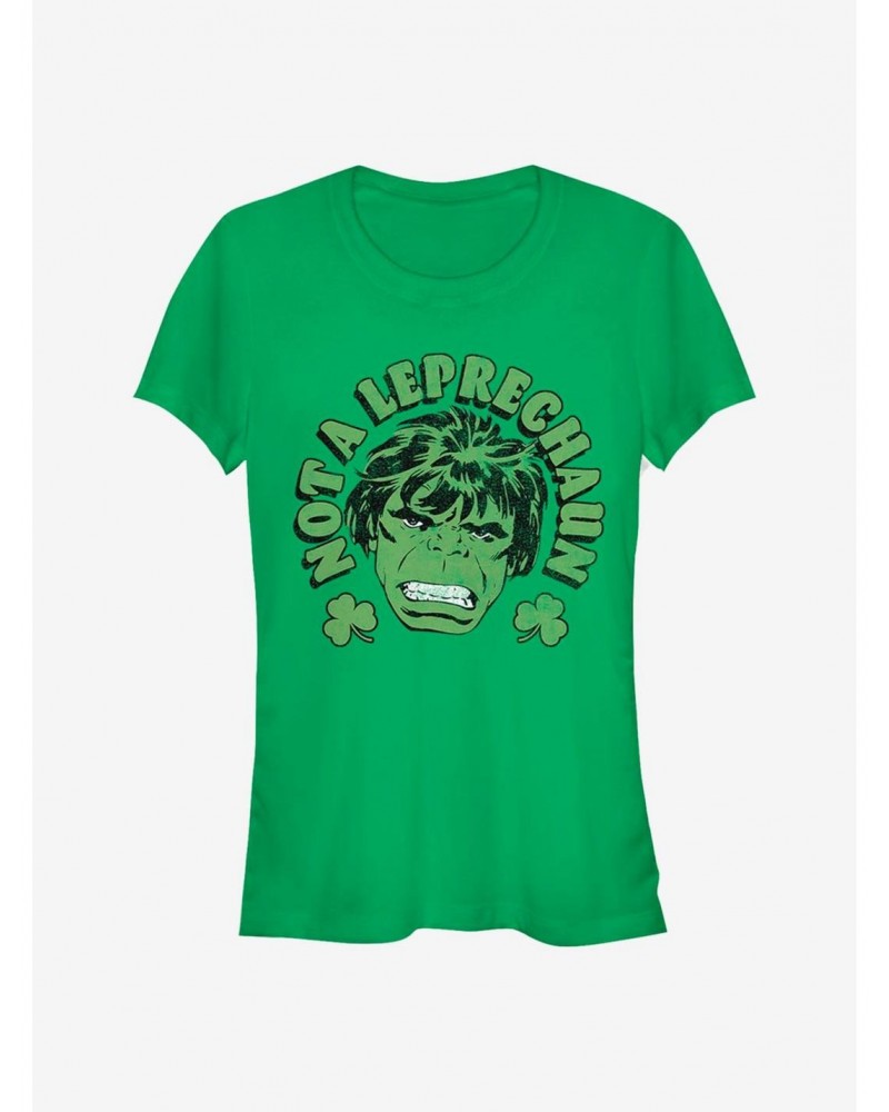 Marvel The Hulk Not Leprechaun Hulk Girls T-Shirt $9.76 T-Shirts