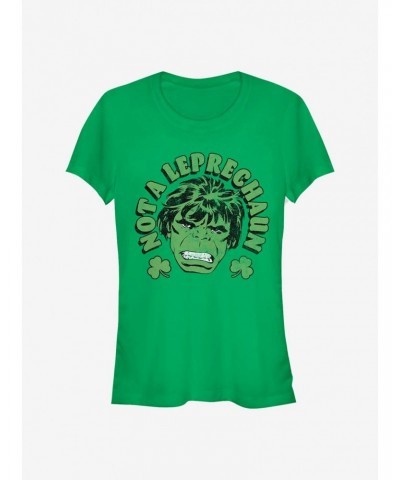 Marvel The Hulk Not Leprechaun Hulk Girls T-Shirt $9.76 T-Shirts