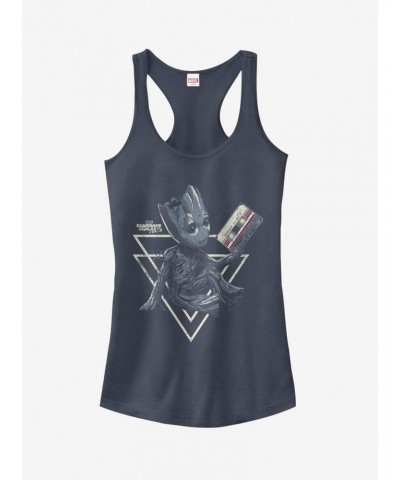 Marvel Guardians of Galaxy Vol 2 Groot Tape Shape Girls Tank $9.76 Tanks