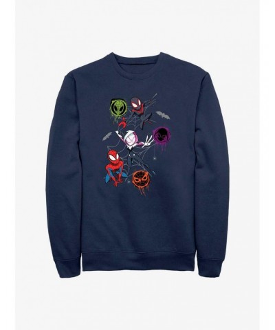 Marvel Spider-Man Spidey Trio Sweatshirt $10.33 Sweatshirts