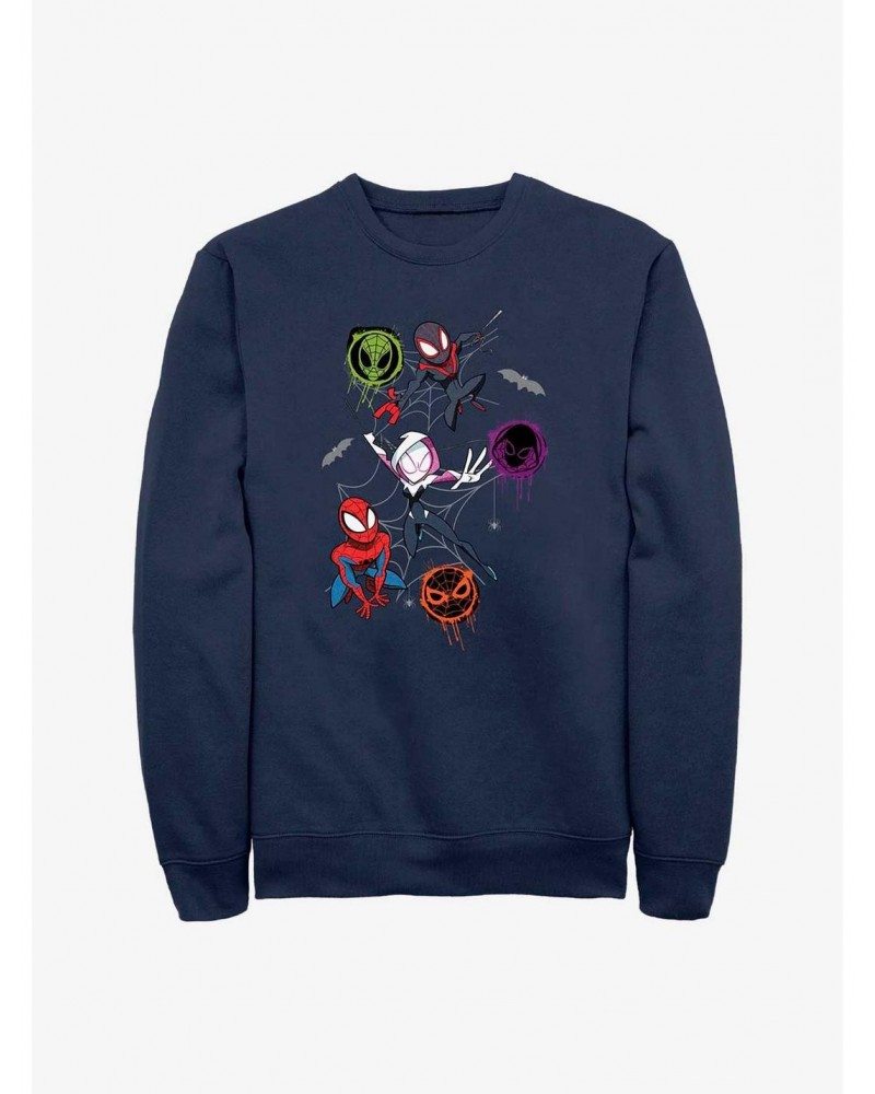 Marvel Spider-Man Spidey Trio Sweatshirt $10.33 Sweatshirts