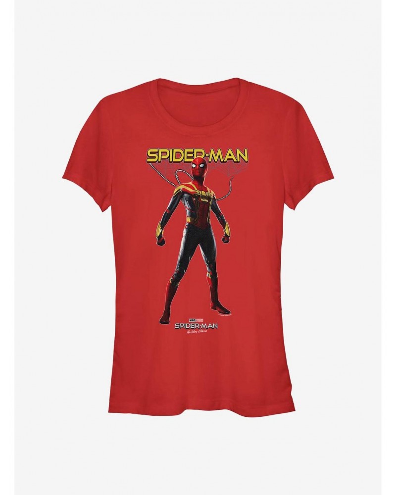 Marvel Spider-Man: No Way Home Spiderweb Hero Girls T-Shirt $8.96 T-Shirts