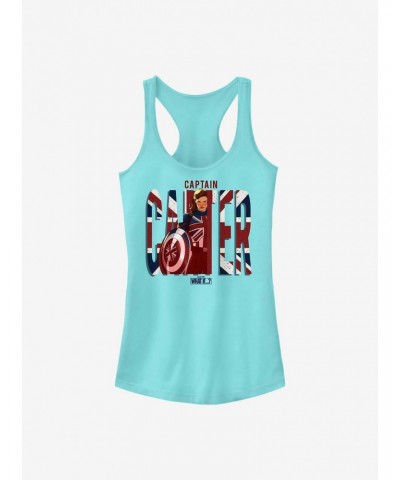 Marvel What If...? Big Carter Girls Tank $8.76 Tanks