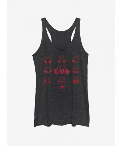 Marvel Spider-Man: Into The Spider-Verse SPdr Heathered Girls Tank Top $7.67 Tops