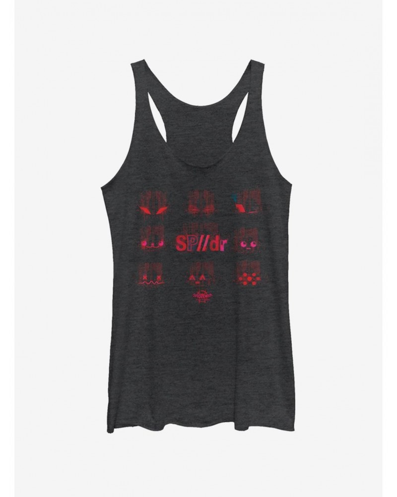 Marvel Spider-Man: Into The Spider-Verse SPdr Heathered Girls Tank Top $7.67 Tops