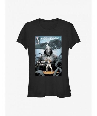 Marvel Moon Knight Fist of Vengeance Comic Cover Girls T-Shirt $9.56 T-Shirts