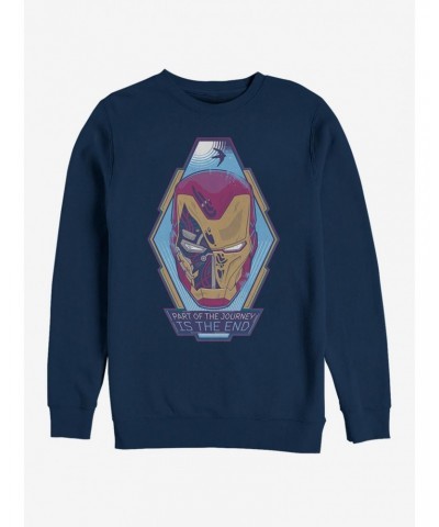 Marvel Avengers: Endgame The End Navy Blue Sweatshirt $13.28 Sweatshirts