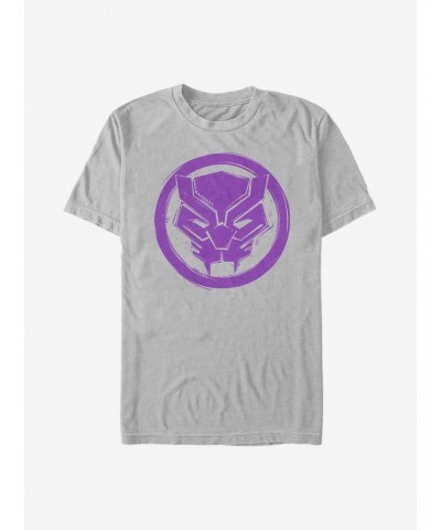 Marvel Black Panther Woodcut Panther T-Shirt $8.99 T-Shirts