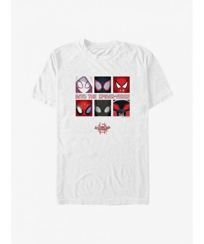 Marvel Spider-Man Faces of the Spider-Verse Big & Tall T-Shirt $10.05 T-Shirts