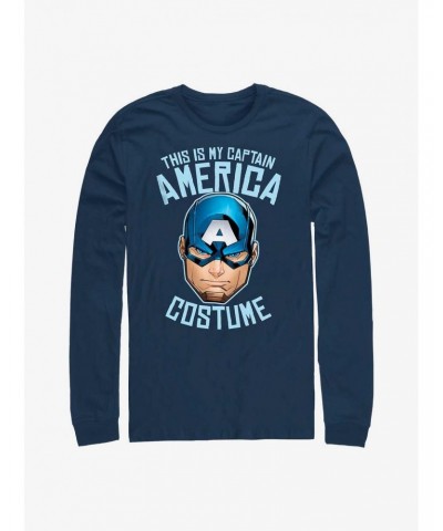 Marvel Captain America This Is My Costume Long-Sleeve T-Shirt $12.63 T-Shirts