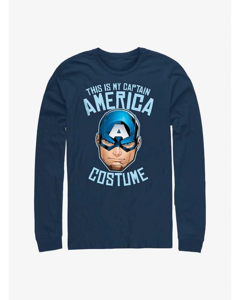 Marvel Captain America This Is My Costume Long-Sleeve T-Shirt $12.63 T-Shirts