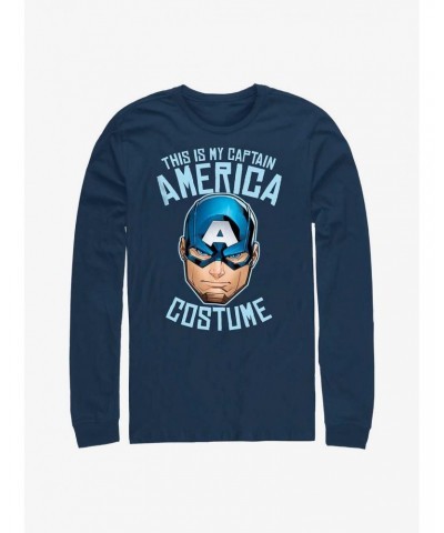 Marvel Captain America This Is My Costume Long-Sleeve T-Shirt $12.63 T-Shirts