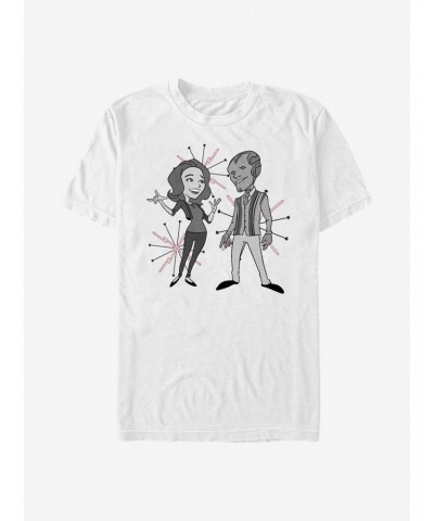 Marvel WandaVision The Couple T-Shirt $8.41 T-Shirts