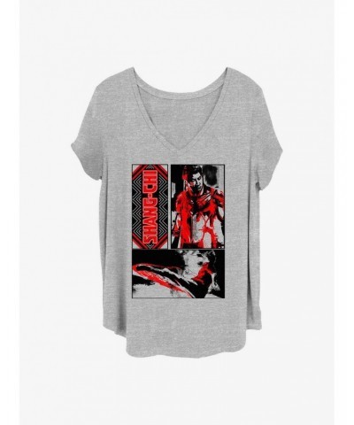 Marvel Shang-Chi and the Legend of the Ten Rings Sequence Girls T-Shirt Plus Size $8.55 T-Shirts