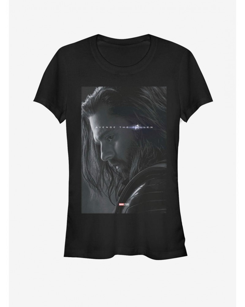 Marvel Avengers: Endgame Avenge Bucky Girls T-Shirt $5.98 T-Shirts