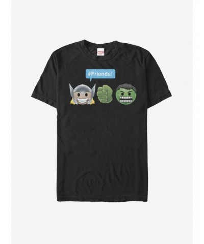 Marvel Thor Hulk Friend Emoji T-Shirt $6.31 T-Shirts