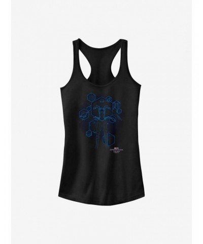 Marvel Spider-Man Blue Print Ready Girls Tank $6.77 Tanks