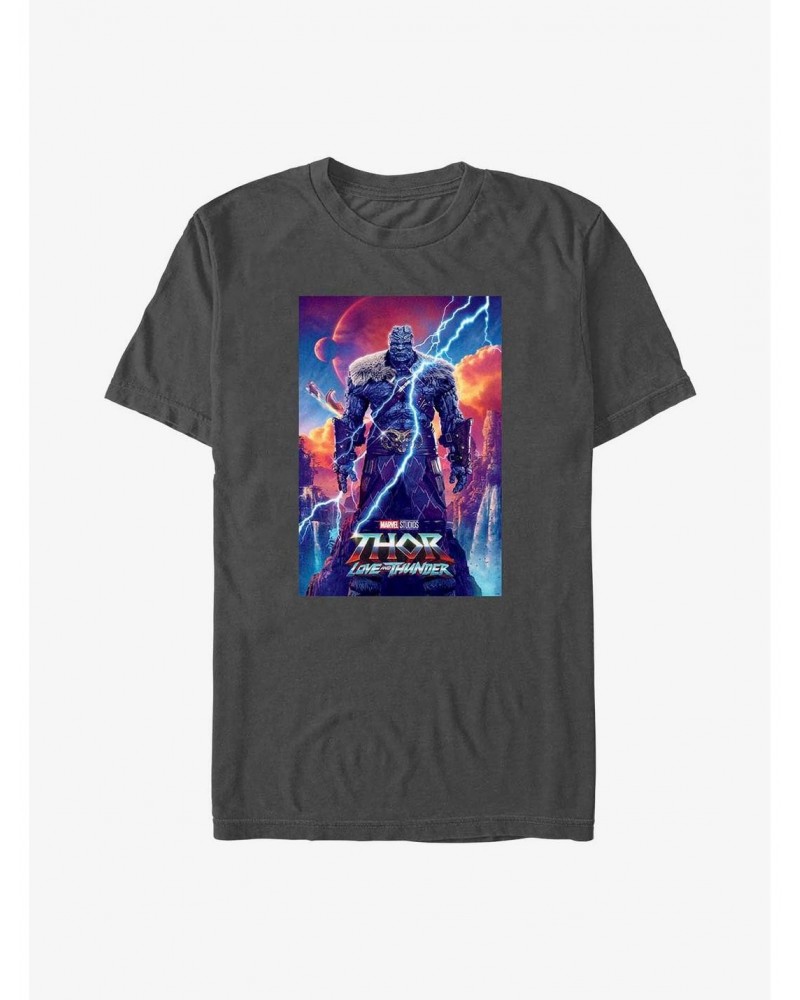 Marvel Thor: Love and Thunder Korg Movie Poster T-Shirt $7.46 T-Shirts