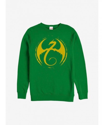 Marvel Iron Fist Dragon Logo Sweatshirt $12.69 Sweatshirts