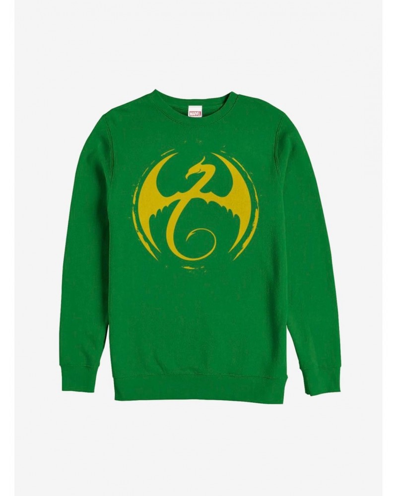 Marvel Iron Fist Dragon Logo Sweatshirt $12.69 Sweatshirts