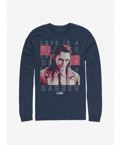 Marvel Loki Love Is A Dagger Long-Sleeve T-Shirt $11.84 T-Shirts