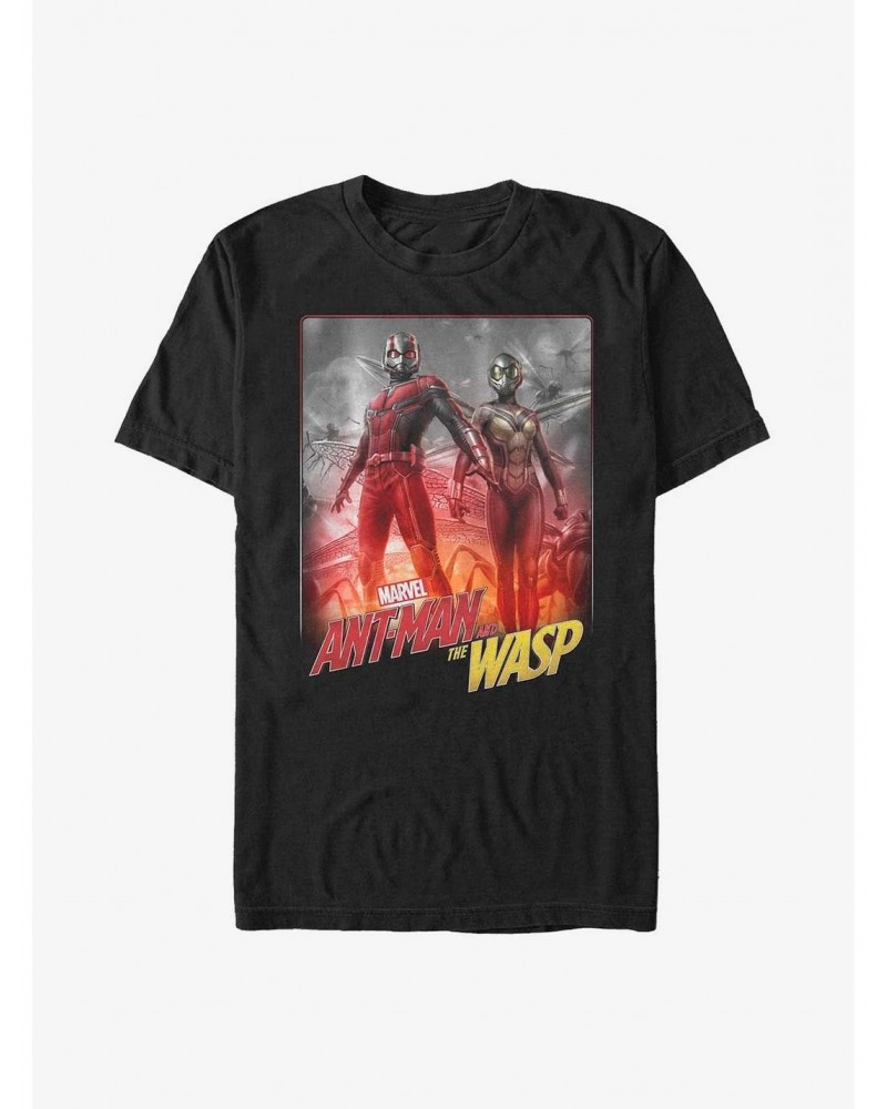 Marvel Ant-Man And The Wasp Hero Pose T-Shirt $5.93 T-Shirts