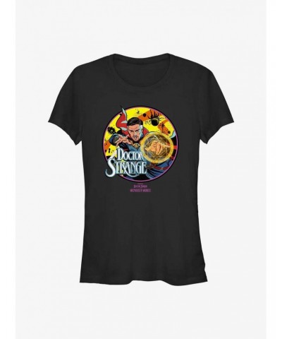 Marvel Doctor Strange In The Multiverse Of Madness Hero Badge Girls T-Shirt $6.37 T-Shirts