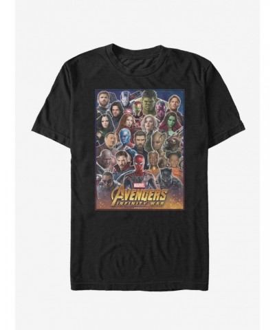 Marvel Avengers: Infinity War Hero Collage T-Shirt $9.56 T-Shirts