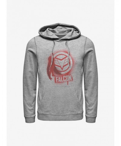 Marvel The Falcon And The Winter Soldier Falcon Spray Paint Hoodie $12.57 Hoodies