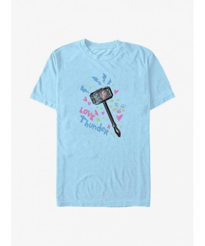 Marvel Thor: Love and Thunder Graffiti Hammer T-Shirt $6.12 T-Shirts