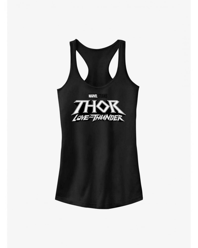 Marvel Thor: Love and Thunder Logo Girls Tank $6.37 Tanks