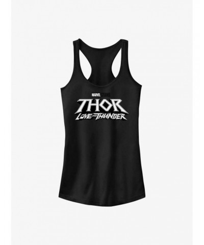 Marvel Thor: Love and Thunder Logo Girls Tank $6.37 Tanks