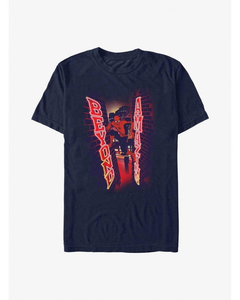 Marvel Spider-Man 60th Anniversary Wall Climb Beyond Amazing T-Shirt $7.84 T-Shirts