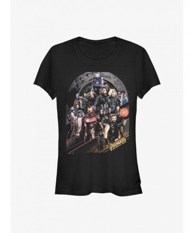 Marvel Avengers Infinity Poster Girls T-Shirt $6.37 T-Shirts