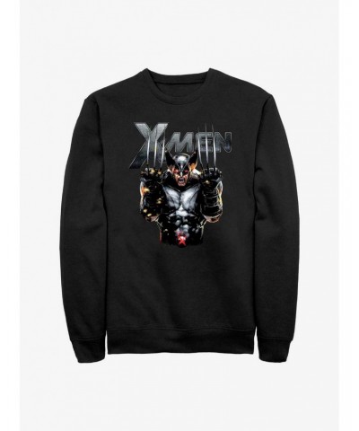 Marvel X-Men Metal Wolverine Sweatshirt $12.10 Sweatshirts